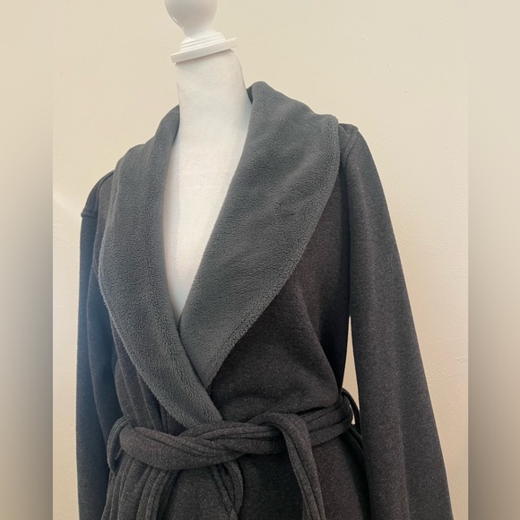UGG | Duffield II Robe | Black Bear Heather | M | - Picture 4 of 5